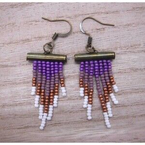 Earrings Beaded Multicolor